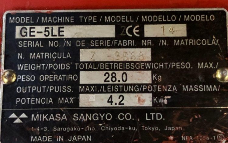 MIKASA GE-5LE  425MAM10