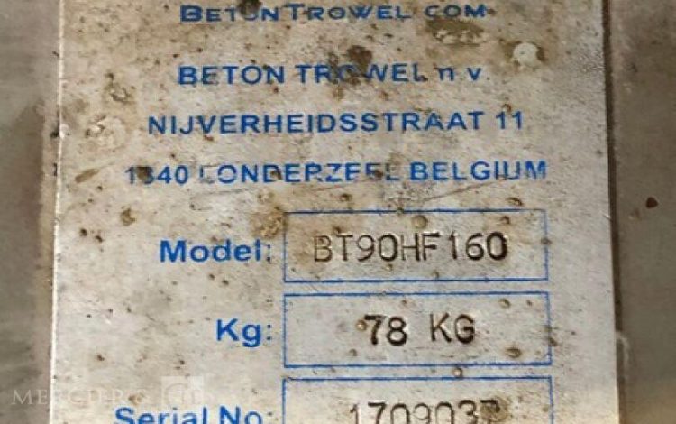 BETON TROWEL BT90HF160  472MAM10