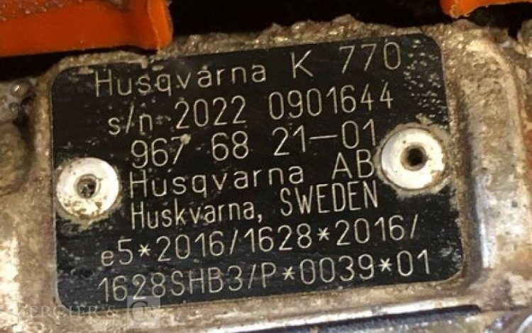 HUSQVARNA K770  393MAM10