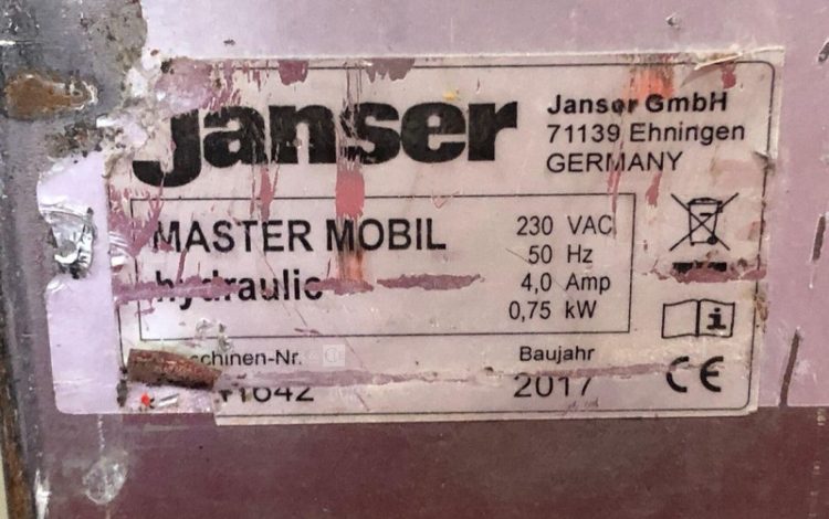 JAGUAR MASTER MOBIL HYDRAULIQUE  381MAM10