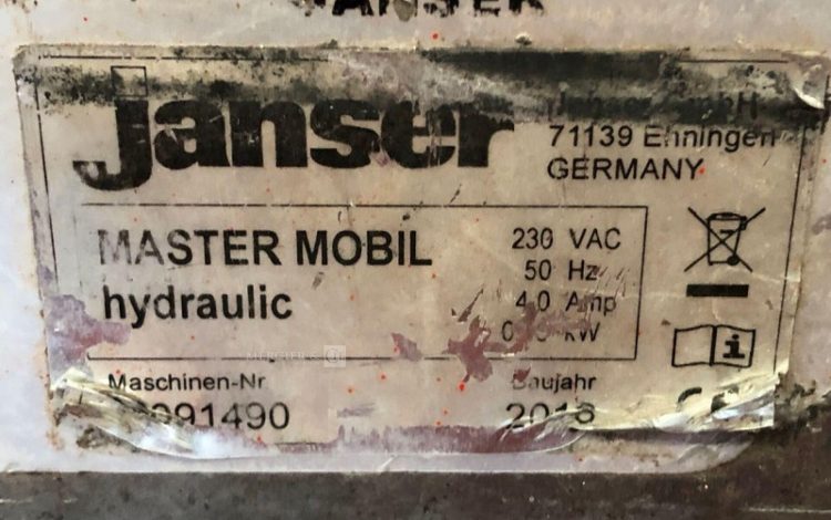 JAGUAR MASTER MOBIL HYDRAULIQUE  381MAM10