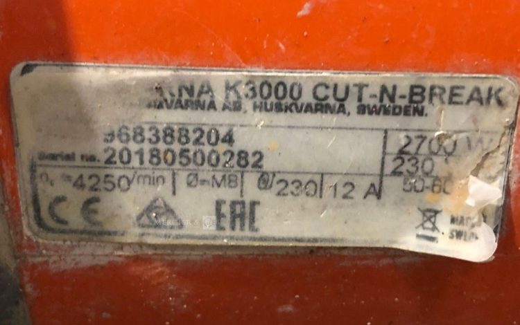 HUSQVARNA K3000  374MAM10