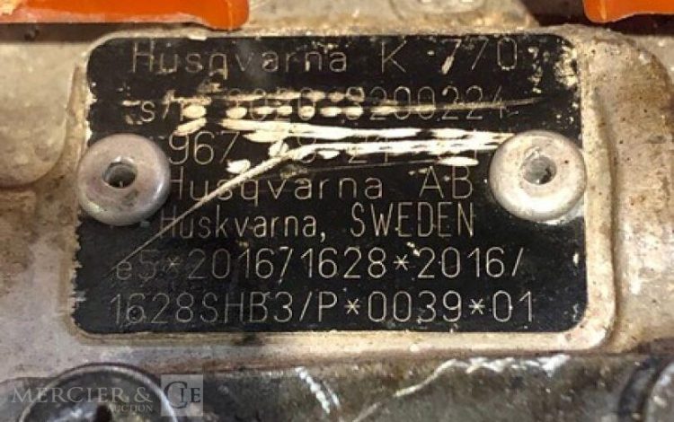 HUSQVARNA K770  360MAM10