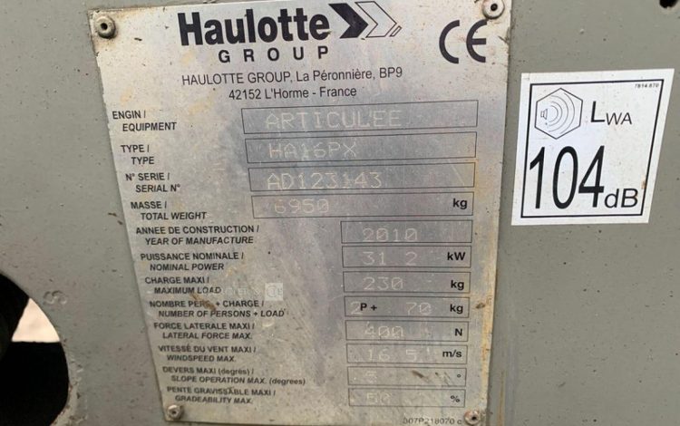 HAULOTTE HA16PX  49411924