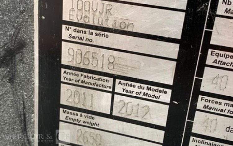 MANITOU 100 VJR EVOLUTION  L515D021