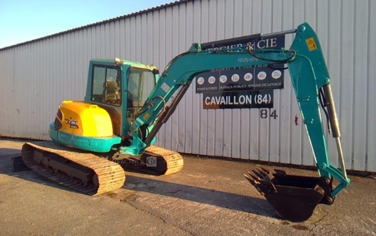 KUBOTA MINI PELLE KX161-3SZ 6T 3444H AN2012 VERT 81996
