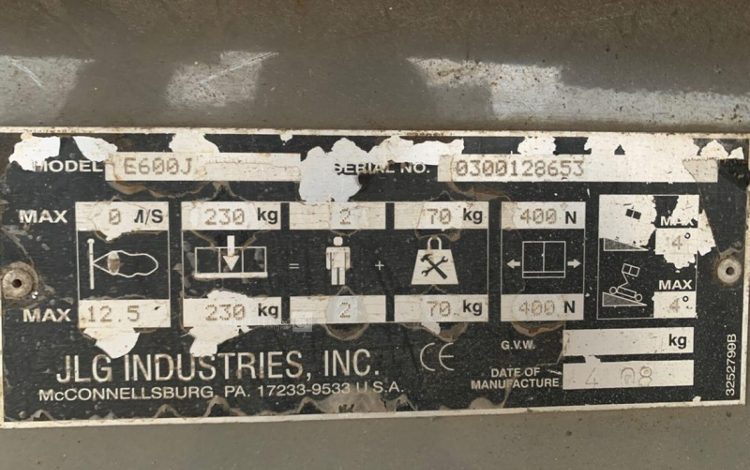 JLG E600J  49460013