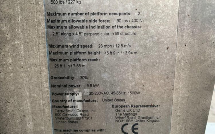 GENIE Z-45/25J  A16BGT067