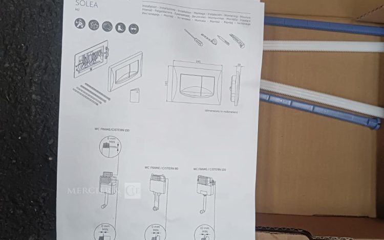 Autre Lot de 10 Plaque de déclenchement Solea M2 White , marque PORCHER Ideal Standard  218