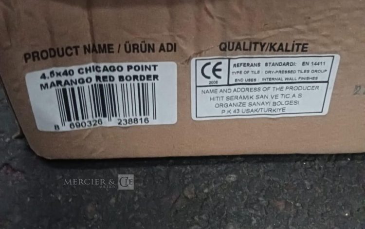 Autre Lot de 100 bordures de 40×4,5cm  , couleur Chicago Point Marango  261