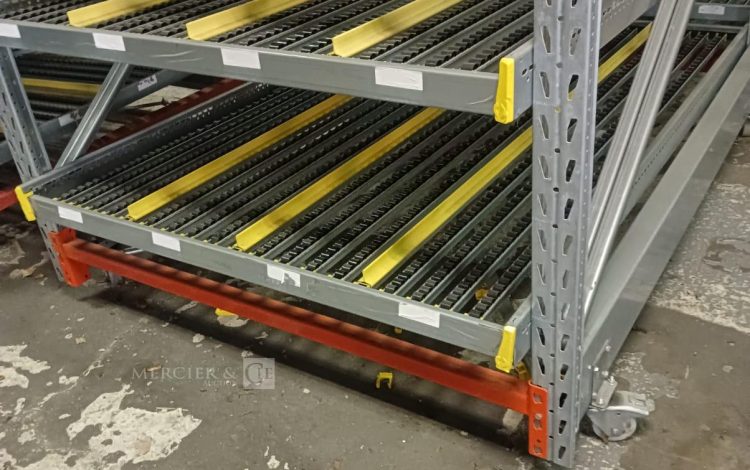 Autre Lot de 2 paires de rayonnages dynamiques , chaque rayonnage à 170cm x220cm , hau  287