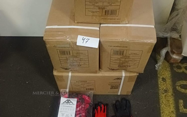 Autre Lot de 600 paires de gants de manutention Active Gear modèle G1169NP, en late  47