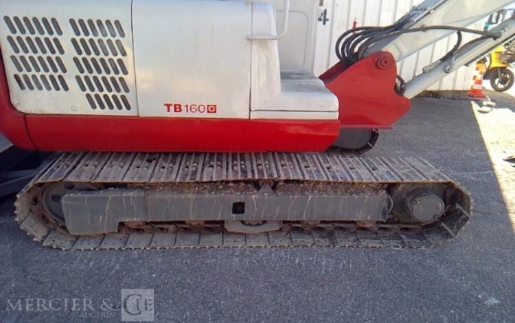 KUBOTA MINI PELLE TB160 C 5,775T 4771H AN2011 GRIS 50081