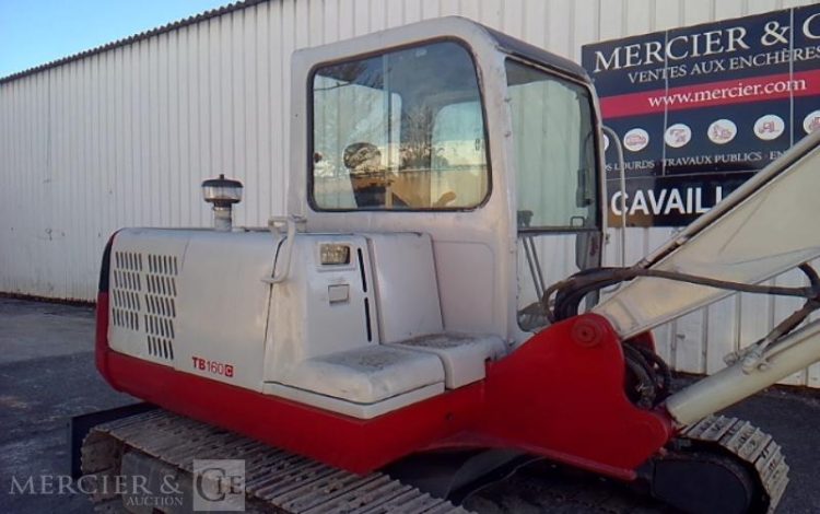 KUBOTA MINI PELLE TB160 C 5,775T 4771H AN2011 GRIS 50081