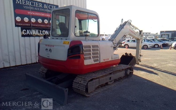 KUBOTA MINI PELLE TB160 C 5,775T 4771H AN2011 GRIS 50081