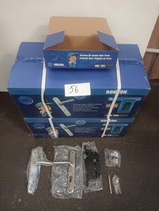 Autre Lot de 24  kits complets de serrures de sûreté ROBSON, référence 124, comprenant  56