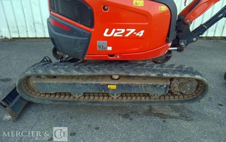 KUBOTA MINIPELLE U27-4   2T7 AN2021  70499