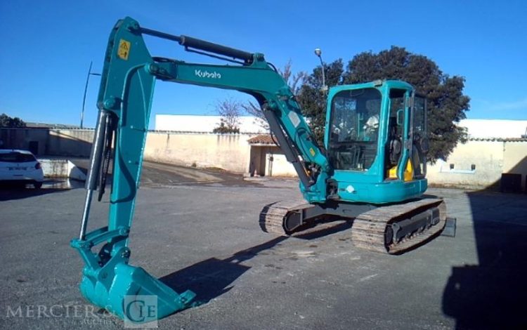 KUBOTA MINI PELLE KX161-3SZ 6T 3332H AN2012 VERT 80173