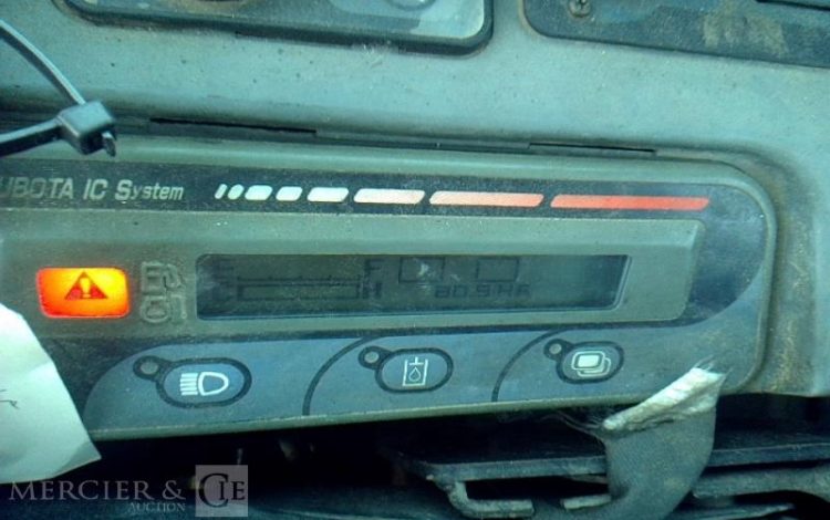 KUBOTA MINI PELLE KX 160-3SZ 81H AN2012 VERT 83015