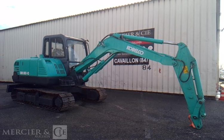 KOBELCO MINI PELLE SK60-C 6T 16196H AN2012 VERT C5237