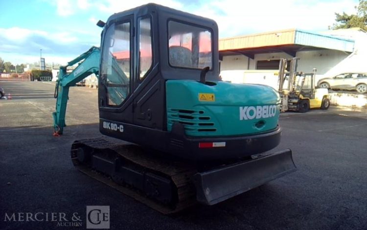 KOBELCO MINI PELLE SK60-C 6T 16196H AN2012 VERT C5237