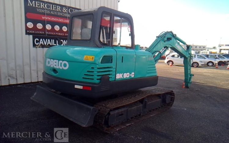 KOBELCO MINI PELLE SK60-C 6T 16196H AN2012 VERT C5237