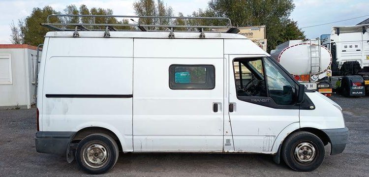FORD TRANSIT 2006 TRACTION PHASE 2 280M 2.2 TDCi 16V DPF FOURGON MOYEN TOLE 100CV BLANC CX-800-AB