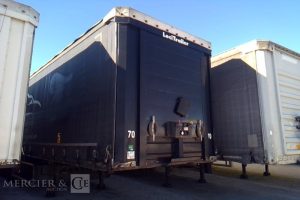 LECITRAILER SEMI REMORQUE BACHE 3 ESSIEUX PTAC 38T NOIR EC-630-QJ