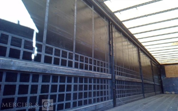 LECITRAILER SEMI REMORQUE BACHE 3 ESSIEUX PTAC 38T NOIR EC-630-QJ