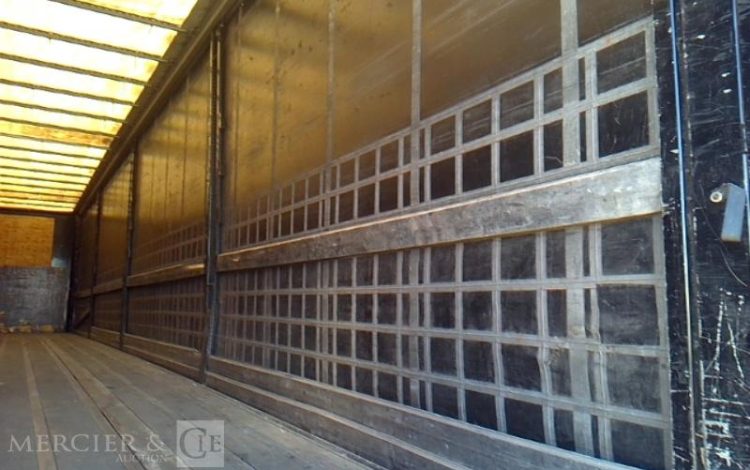 LECITRAILER SEMI REMORQUE BACHE 3 ESSIEUX PTAC 38T NOIR EC-630-QJ