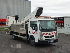 RENAULT MAXITY AVEC NACELLE KLUBB VT-60 NE -17 M – DIESEL – 1982 HEURES – ANNE 2016 BLANC EH-342-MX