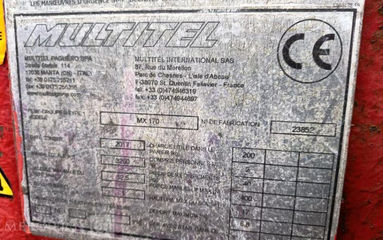 MULTITEL 35S12 AVEC NACELLE MULTITEL MX170 16M  EK-410-LM