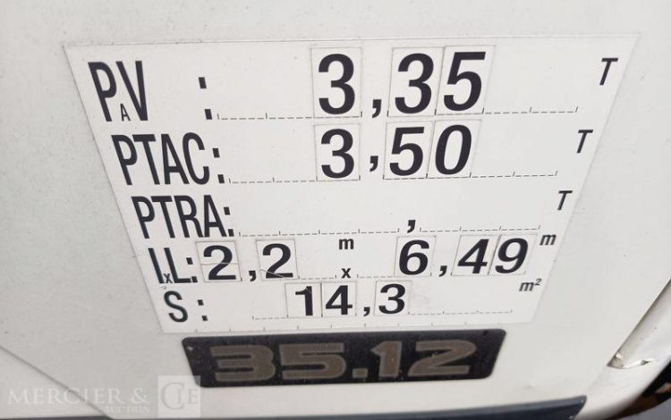 NISSAN CABSTAR NT400 AVEC NACELLE MULTITEL MT202 – 20 METRES – 2404 HEURES – ANNEE 2017 BLANC EL-347-SQ