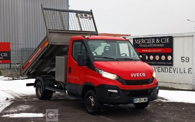 IVECO 35C12 BENNE SIMPLE CABINE COFFRE  EP-051-NV