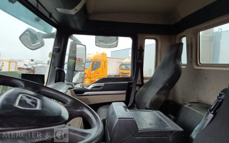 MAN TGS 32,420 PORTEUR TOUPIE A BETON – PTRA 32 TONNES – 159486 KMS – ANNEE 2017 BLANC EP-916-HW