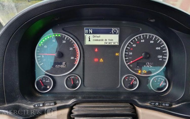 MAN TGS 32,420 PORTEUR TOUPIE A BETON – PTRA 32 TONNES – 159486 KMS – ANNEE 2017 BLANC EP-916-HW