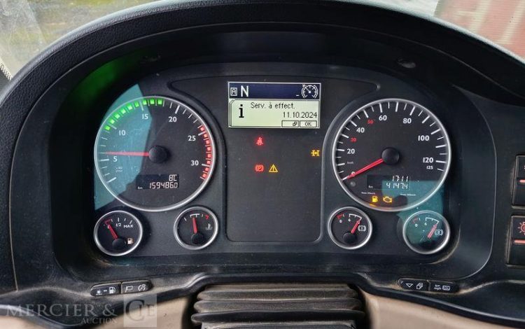 MAN TGS 32,420 PORTEUR TOUPIE A BETON – PTRA 32 TONNES – 159486 KMS – ANNEE 2017 BLANC EP-916-HW