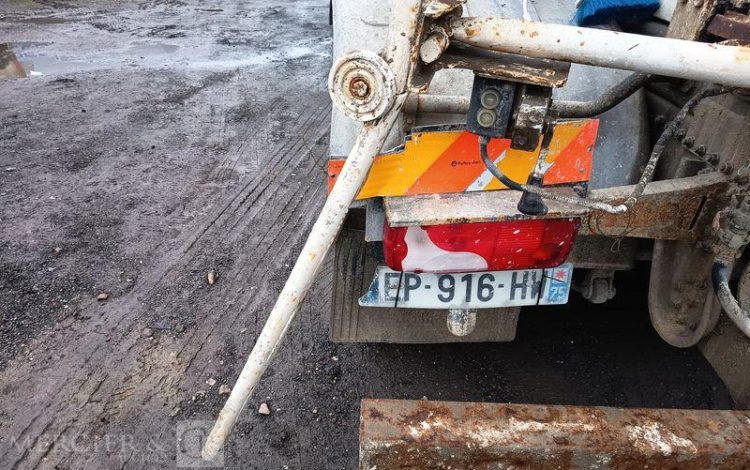 MAN TGS 32,420 PORTEUR TOUPIE A BETON – PTRA 32 TONNES – 159486 KMS – ANNEE 2017 BLANC EP-916-HW