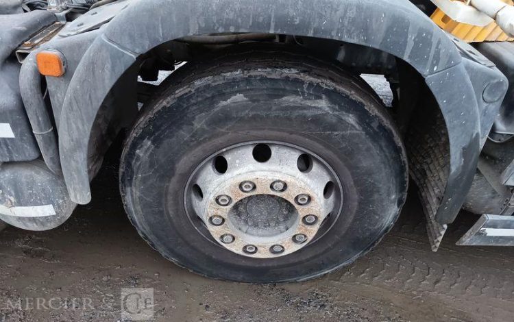 MAN TGS 32,420 PORTEUR TOUPIE A BETON – PTRA 32 TONNES – 159486 KMS – ANNEE 2017 BLANC EP-916-HW