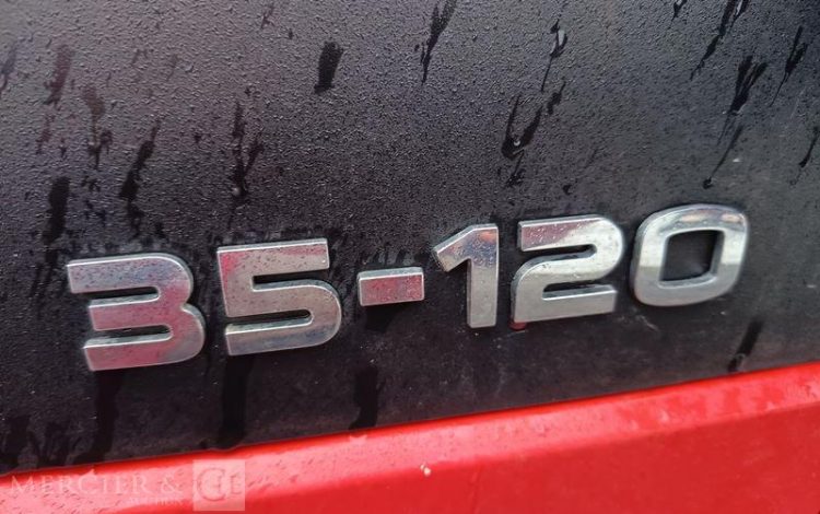 IVECO DAILY 35C12 BENNE AVEC COFFRE ACIER DIESEL – 156826 KMS – ANNEE 2018 ROUGE EX-603-LT