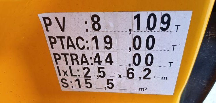 IVECO STRALIS 460 NP – PTRA 44 TONNES – GAZ – 228591 KMS – ANNEE 2018 JAUNE FB-616-TQ