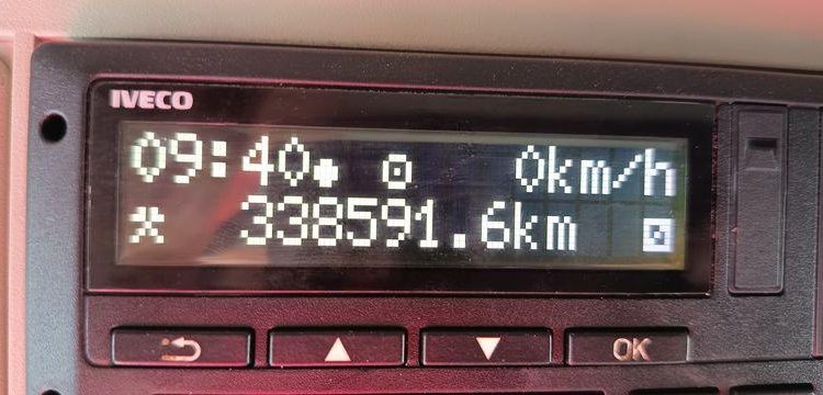 IVECO STRALIS 460 NP – PTRA 44 TONNES – GAZ – 228591 KMS – ANNEE 2018 JAUNE FB-616-TQ