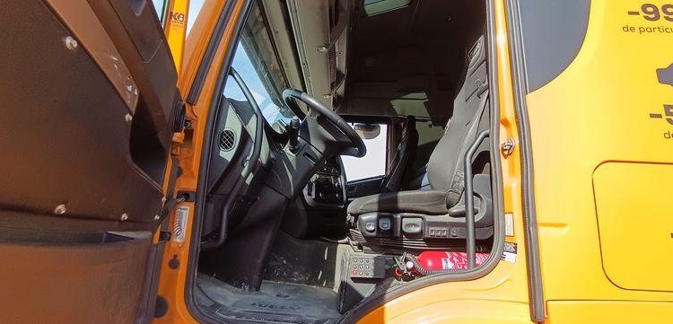 IVECO STRALIS 460 NP – PTRA 44 TONNES – GAZ – 228591 KMS – ANNEE 2018 JAUNE FB-616-TQ