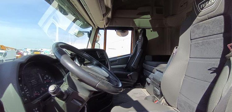 IVECO STRALIS 460 NP – PTRA 44 TONNES – GAZ – 228591 KMS – ANNEE 2018 JAUNE FB-616-TQ