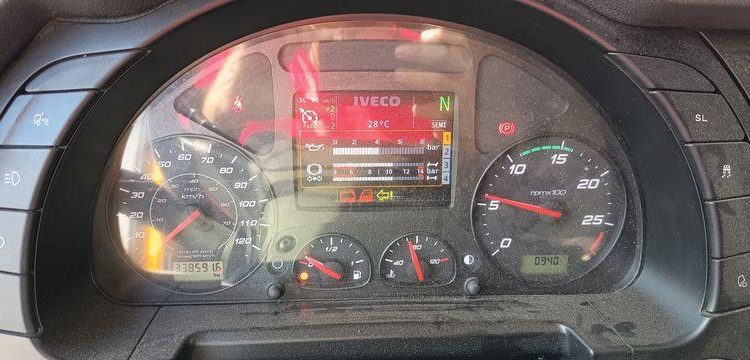 IVECO STRALIS 460 NP – PTRA 44 TONNES – GAZ – 228591 KMS – ANNEE 2018 JAUNE FB-616-TQ