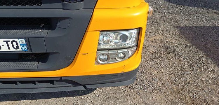 IVECO STRALIS 460 NP – PTRA 44 TONNES – GAZ – 228591 KMS – ANNEE 2018 JAUNE FB-616-TQ