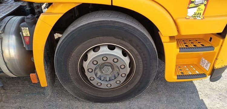 IVECO STRALIS 460 NP – PTRA 44 TONNES – GAZ – 228591 KMS – ANNEE 2018 JAUNE FB-616-TQ