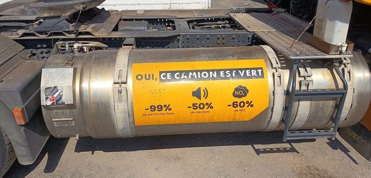 IVECO STRALIS 460 NP – PTRA : 44 TONNES – GAZ – 287316 KMS – ANNEE 2018 JAUNE FB-635-TQ