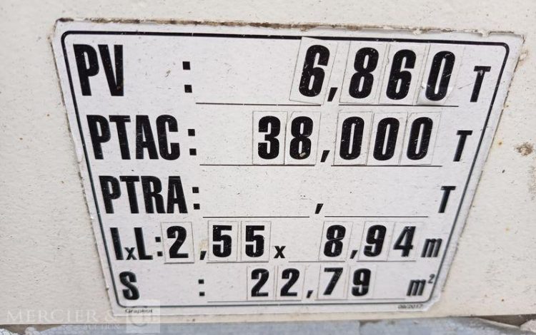 STAS SEMI BENNE S300CX  FE-086-QS