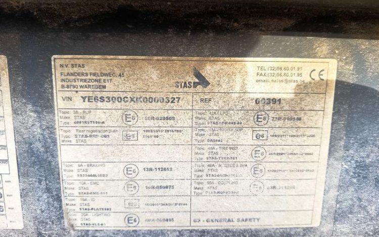 STAS SEMI BENNE S300CX  FE-086-QS